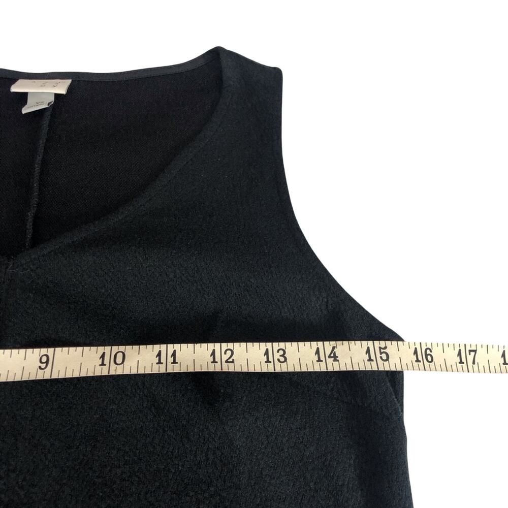A New Day Black Sleeveless V Neck Dress A Line Design Soft Breathable Fabric - Picture 11 of 16